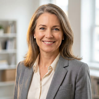 Sarah Coleman, Diretora Financeira na Rocha Capitença, em uma foto de perfil