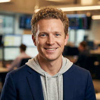 Ryan Brooks, identificado como Analista Principal de Trading na Rocha Capitença, em imagem de perfil