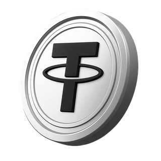 Na seção de informações da conta, a moeda Tether USDT