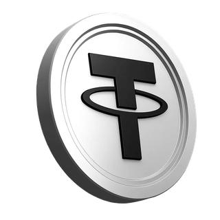Visual da moeda Tether USDT na seção de informações da plataforma